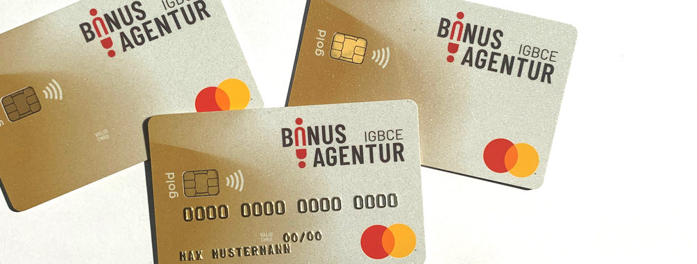 So sieht die IG BCE Mastercard GOLD aus