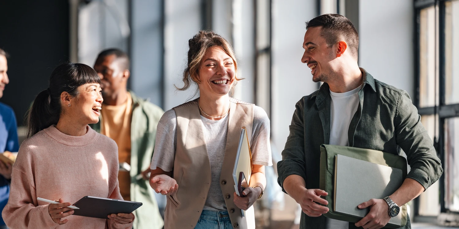 Gruppe junger Berufstätiger