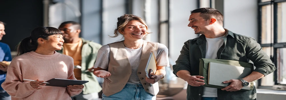 Gruppe junger Berufstätiger